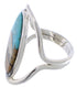 Multicolor Native American Village Design Ring Size 8-1/4 EX42295